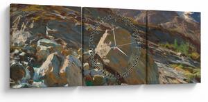 Tablou - John Singer Sargent, Simplon Pass, reproducere (cu ceas) (90x30 cm)
