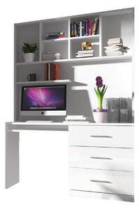 Z0ND0 Masă PC Paradisa PD03 (Alb + lucios Alb) . 1104574