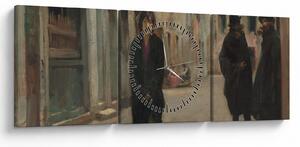 Tablou - John Singer Sargent, Street in Venice, reproducere (cu ceas) (90x30 cm)