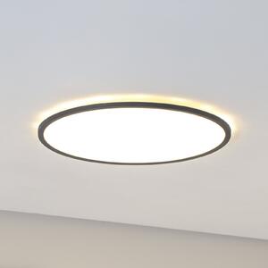 Panou Aqua LED, Ø 50 cm, negru, metal/plastic, CCT dimabil