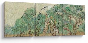 Tablou - Vincent van Gogh, The Olive Orchard, reproducere (cu ceas) (90x30 cm)