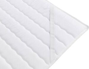 Pat matrimonial 160 cm Frinesa LED (crem) (cu somieră și saltea) (cu sp. depozitare) (cu iluminat LED). 1104223