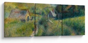 Tablou - Auguste Renoir, The Mussel Harvest, reproducere (cu ceas) (90x30 cm)