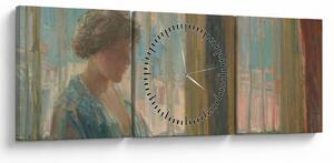 Tablou - Childe Hassam, The New York Window, reproducere (cu ceas) (90x30 cm)