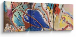 Tablou - Vasily Kandinsky, Improvisation No. 30 (Cannons), reproducere (cu ceas) (90x30 cm)