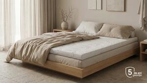 Topper saltea Sleepy, Antistress Silver, 72x190x7, Medie