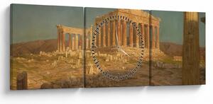 Tablou - Frederic Edwin Church, The Parthenon, reproducere (cu ceas) (90x30 cm)