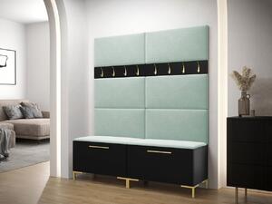 Z0ND0 Set mobilier hol Frisala II (Negru + Manila 11). 1060423