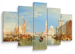 Tablou - Joseph Mallord William Turner, Venice the Dogana and San Giorgio Maggiore, reproducere (150x105 cm)
