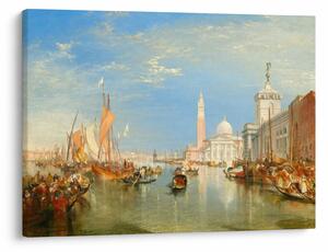 Tablou - Joseph Mallord William Turner, Venice the Dogana and San Giorgio Maggiore, reproducere (70x50 cm)