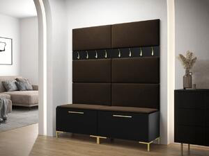 Z0ND0 Set mobilier hol Frisala II (Negru + Manila 04). 1060893