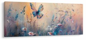 Tablou - Pajiște cu Fluture II (120x50 cm)