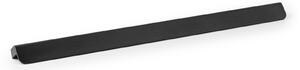 Maner pentru mobila Flapp Aluminium, finisaj negru periat, L:1100 mm