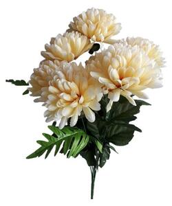 Buchet artificial de Crizanteme, piersică, înălțime 58 cm