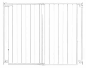 Poarta de siguranta extensibila Kidizi Medra 72 - 107 cm, montaj prin insurubare, alb