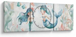 Tablou - Sirene (cu ceas) (90x30 cm)