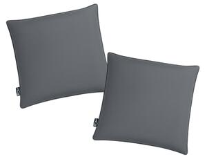 Set 2 buc perne de exterior CALINO 45x45 cm, gri inchis