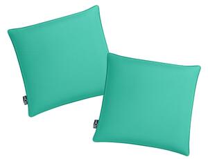 Set 2 buc perne de exterior CALINO 45x45 cm, albastru-verde