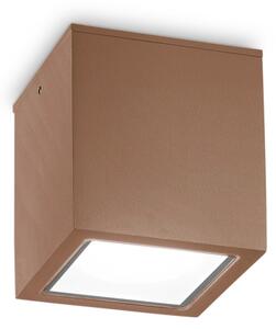 Ideal Lux - Spot exterior TECHO 1xGU10/20W/230V 9x9 cm IP54 maro