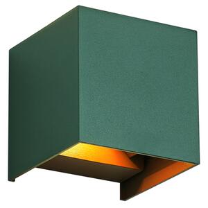 Lampă de perete de exterior verde închis, inclusiv LED IP54 - Edwin