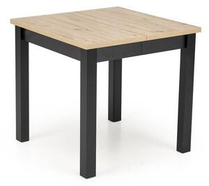 Masă Houston 2040Stejar artizan, Negru, 8x8x8cm, ExtensieExtensie, PAL laminat, PAL laminat