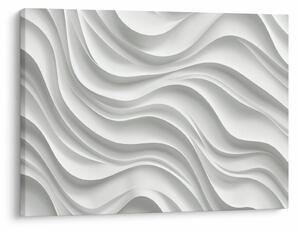 Tablou - Valuri Albe 3D (70x50 cm)