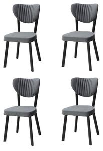 Set 4 Scaune Elite Gri