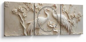 Tablou - Model Chinezesc (cu ceas) (90x30 cm)
