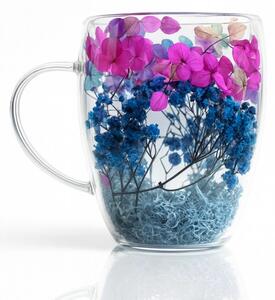 JAKS Pahar termic cu flori în interior 300 ml 1 buc Lili
