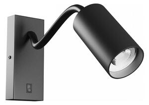 Spot de perete SQUALLA VARIOSA 1xGU10/10W/230V negru