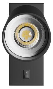 Spot de perete SQUALLA VARIOSA 1xGU10/10W/230V negru