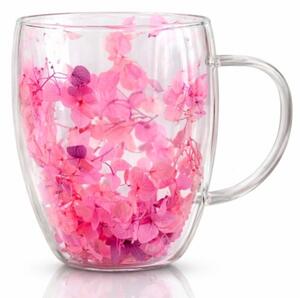 JAKS Pahar termic cu flori în interior 300 ml 1 buc Rossie