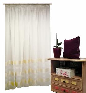Perdele Velaria In Satinat Dungi Cream, 300x245 cm