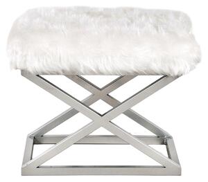 Scaun Capraz Plush alb