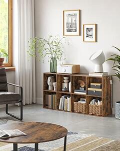 Biblioteca Vasagle, Model Marshall, 65.5x30x129.5 cm, Antic