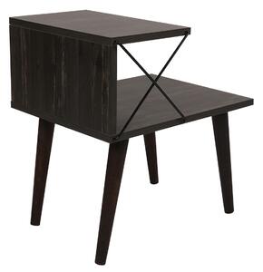 Măsuță de noptieră Cross Dark Brown