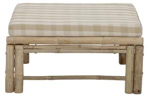Puf modular de exterior, natur, din lemn de bambus, Korfu