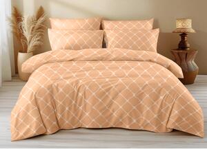 Lenjerie de pat din bumbac ARMINA culoarea piersicii Dimensiune lenjerie de pat: 70 x 90 cm | 140 x 200 cm