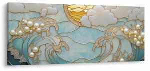 Tablou - Perle 3D în Ocean (120x50 cm)