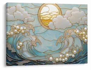 Tablou - Perle 3D în Ocean (70x50 cm)