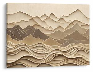 Tablou - Linii Montane 3D (70x50 cm)