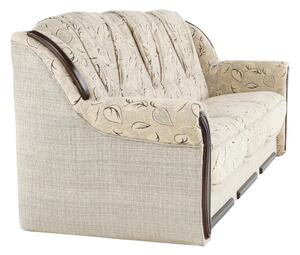 Canapea, extensibilă cu spaţiu pentru depozitare, textil bej, METY