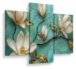 Tablou - Magnolii 3D (90x60 cm)
