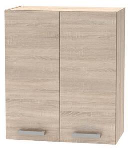 KONDELA Cabinet superior 2DV, stejar sonoma, NOVA PLUS NOPL-007-OH