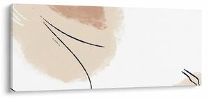 Tablou - Abstracție albă (120x50 cm)
