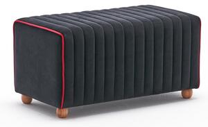 Taburet Mabel Pouf negru