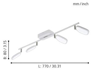 Eglo 97694 - Spot LED RGB PALOMBARE-C 4xLED/5W/230V