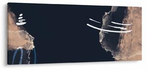 Tablou - Abstracție albastru închis (120x50 cm)