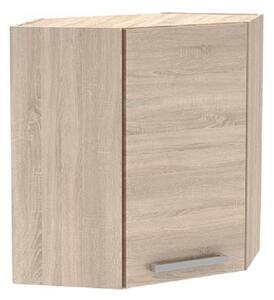 KONDELA Cabinet superior de colţ, stejar sonoma, NOVA PLUS NOPL-013-OH