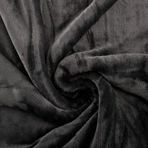 KONDELA Pătură moale cu două feţe, gri-maro / alb, 150x200cm, ABELE